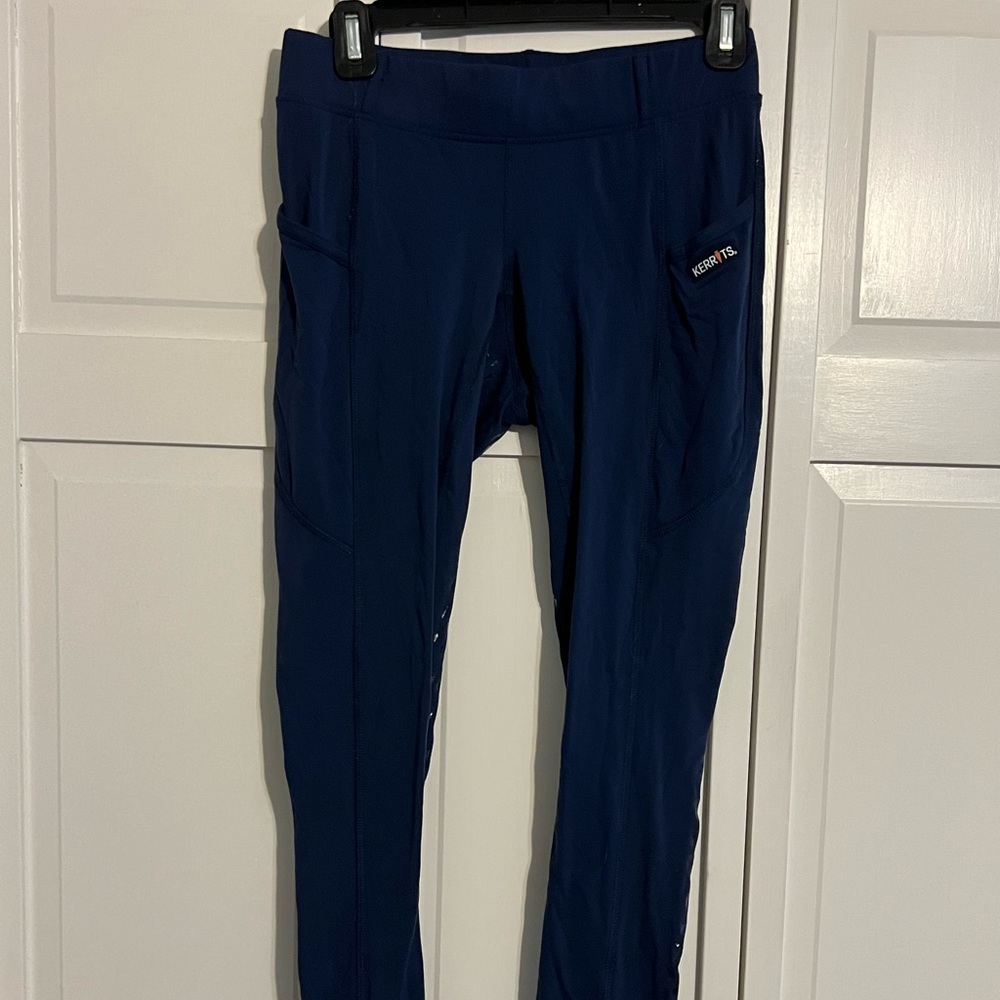 Blue Kerrits Full Seat Riding Tight Adult Medium